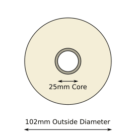 64mm x 36mm Direct Thermal Labels