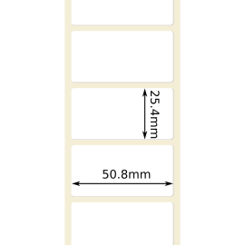 50.8mm x 25.4mm Direct Thermal Labels